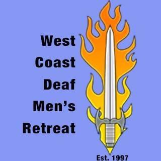 West Coast Deaf Men's Retreat Logo